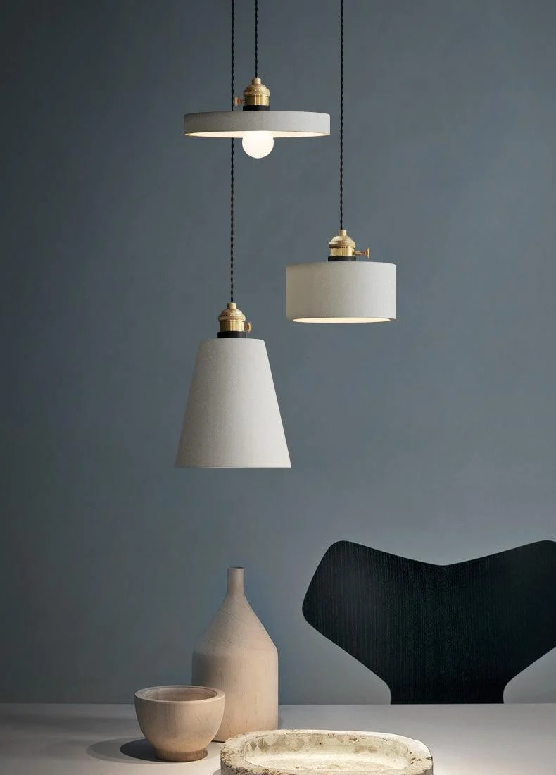 Modern Nordic Cement Pendant Lights -Bathlova