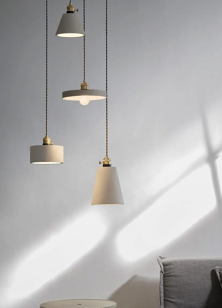 Modern Nordic Cement Pendant Lights -Bathlova