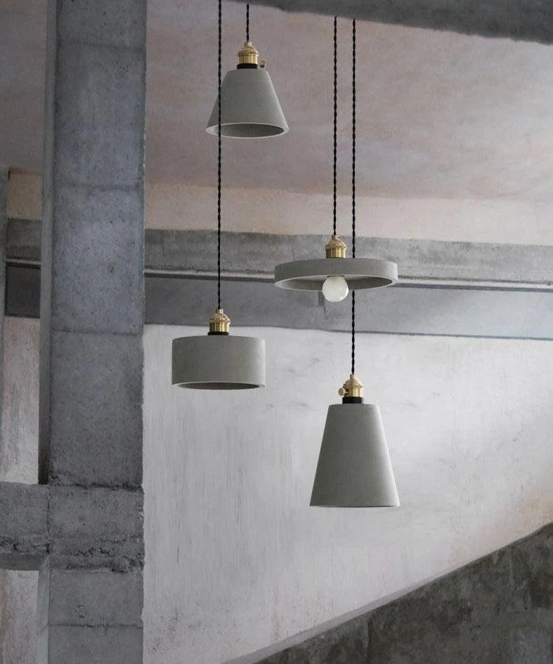 Modern Nordic Cement Pendant Lights -Bathlova