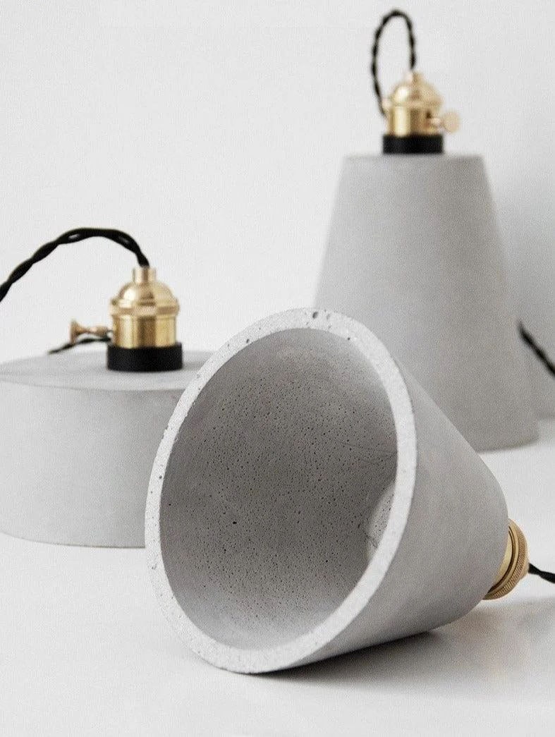 Modern Nordic Cement Pendant Lights -Bathlova