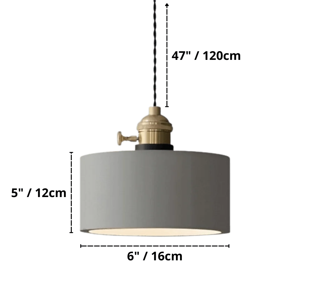 Modern Nordic Cement Pendant Lights -Bathlova