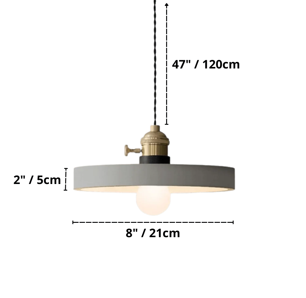 Modern Nordic Cement Pendant Lights -Bathlova