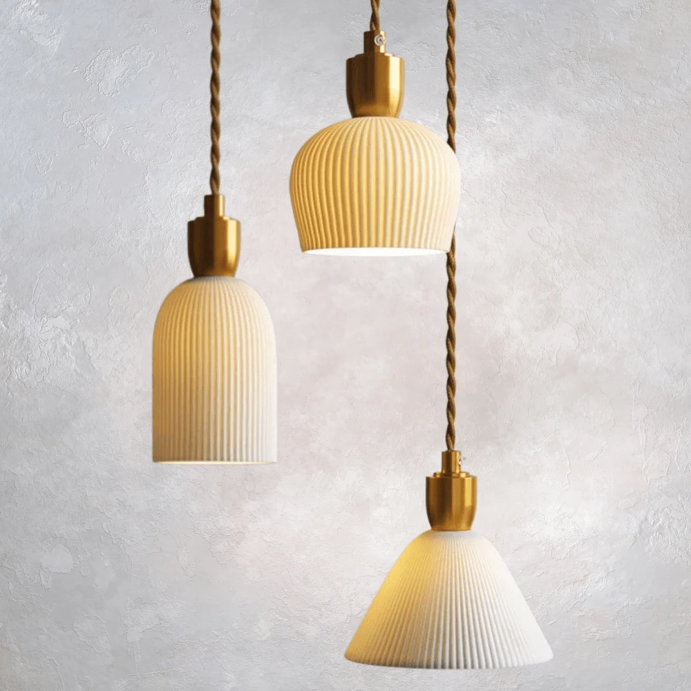 Modern Nordic Ceramic Pendant Lights -Bathlova