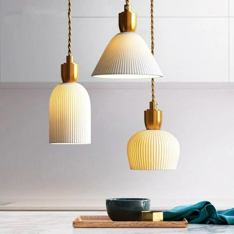 Modern Nordic Ceramic Pendant Lights -Bathlova