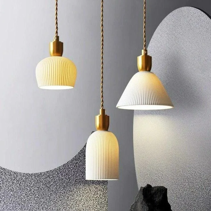 Modern Nordic Ceramic Pendant Lights -Bathlova