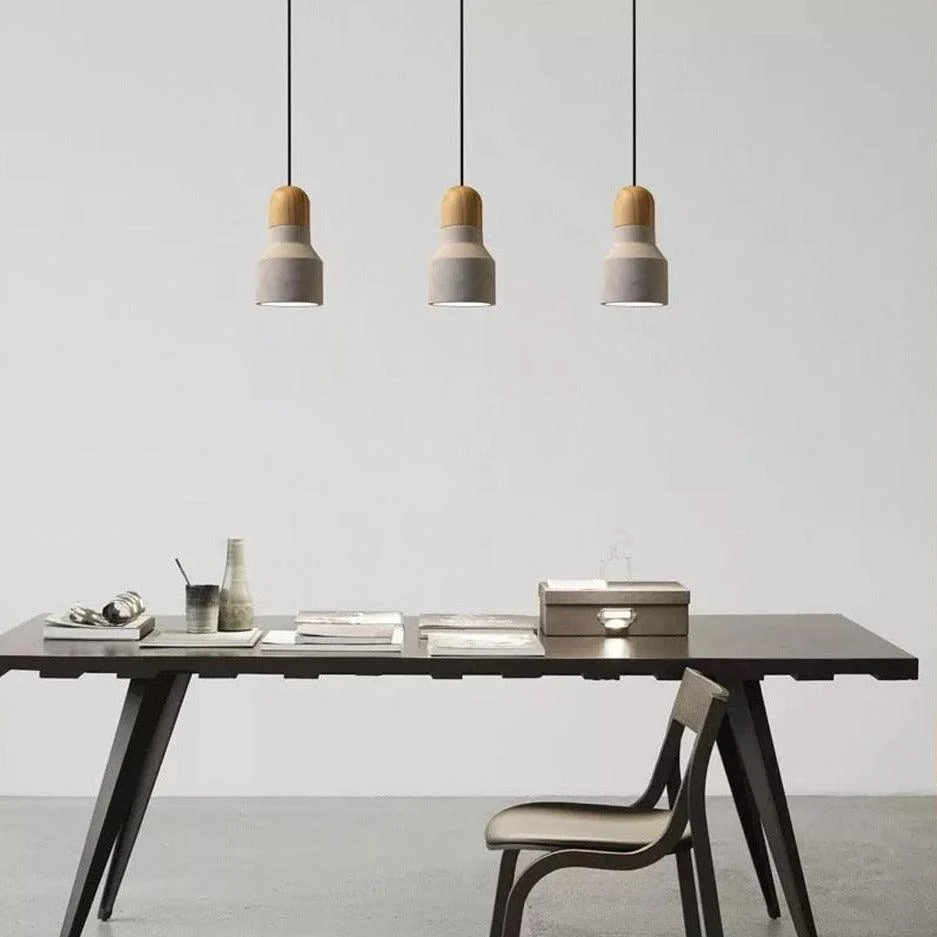 Modern Nordic Concrete Pendant Lights -Bathlova