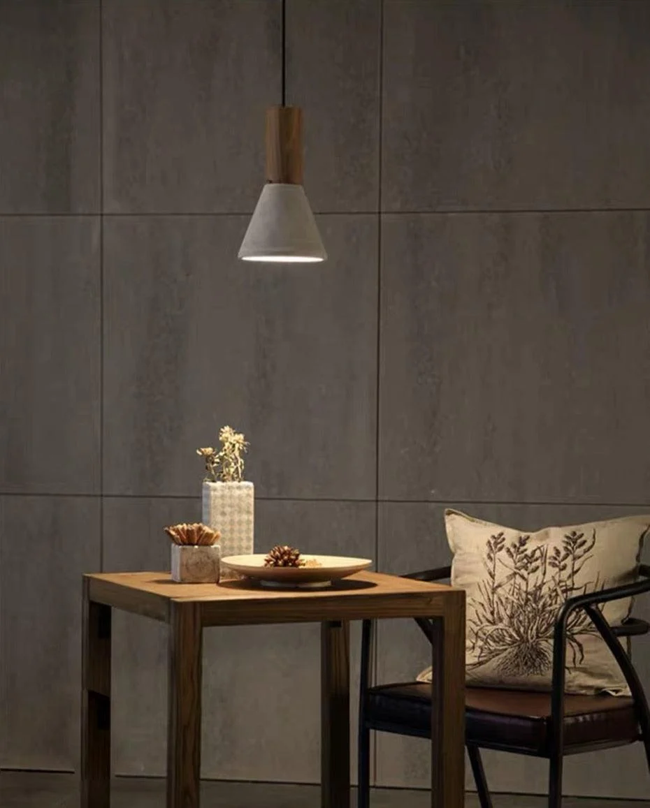 Modern Nordic Concrete Pendant Lights -Bathlova