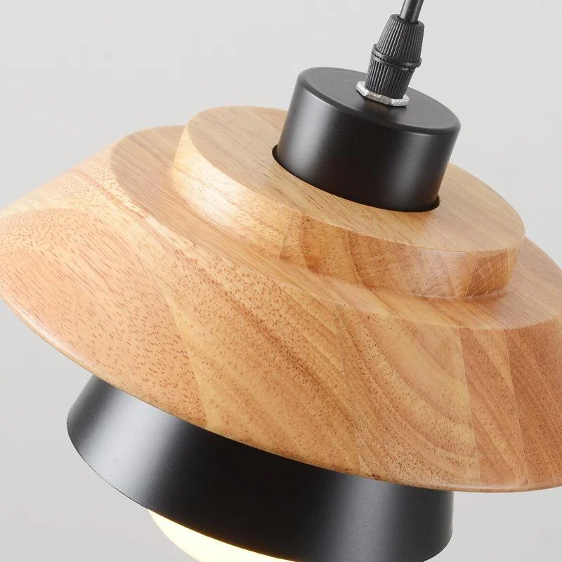 Modern Nordic Wood Pendant Light -Bathlova