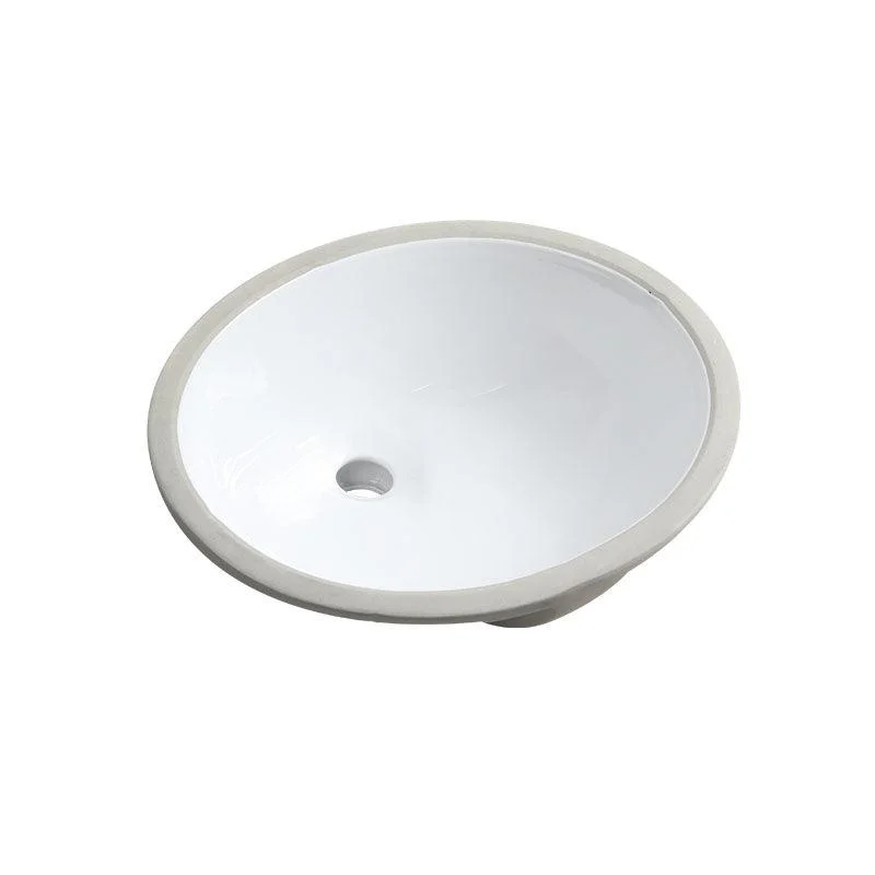 Modern Oval Wash Stand Ceramic Table Installation Bathroom Sink -Bathlova