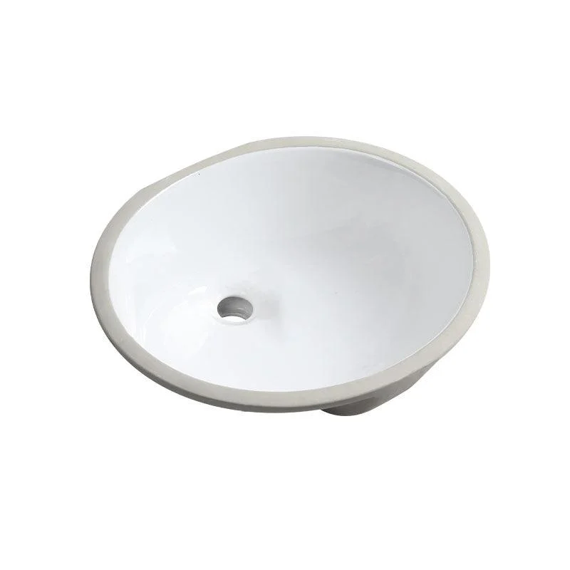 Modern Oval Wash Stand Ceramic Table Installation Bathroom Sink -Bathlova