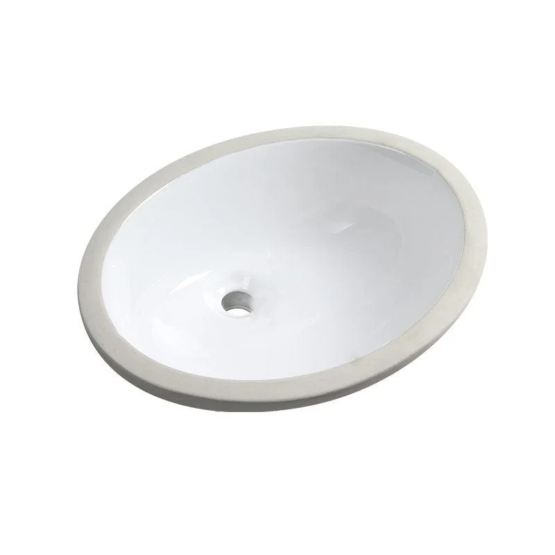 Modern Oval Wash Stand Ceramic Table Installation Bathroom Sink -Bathlova