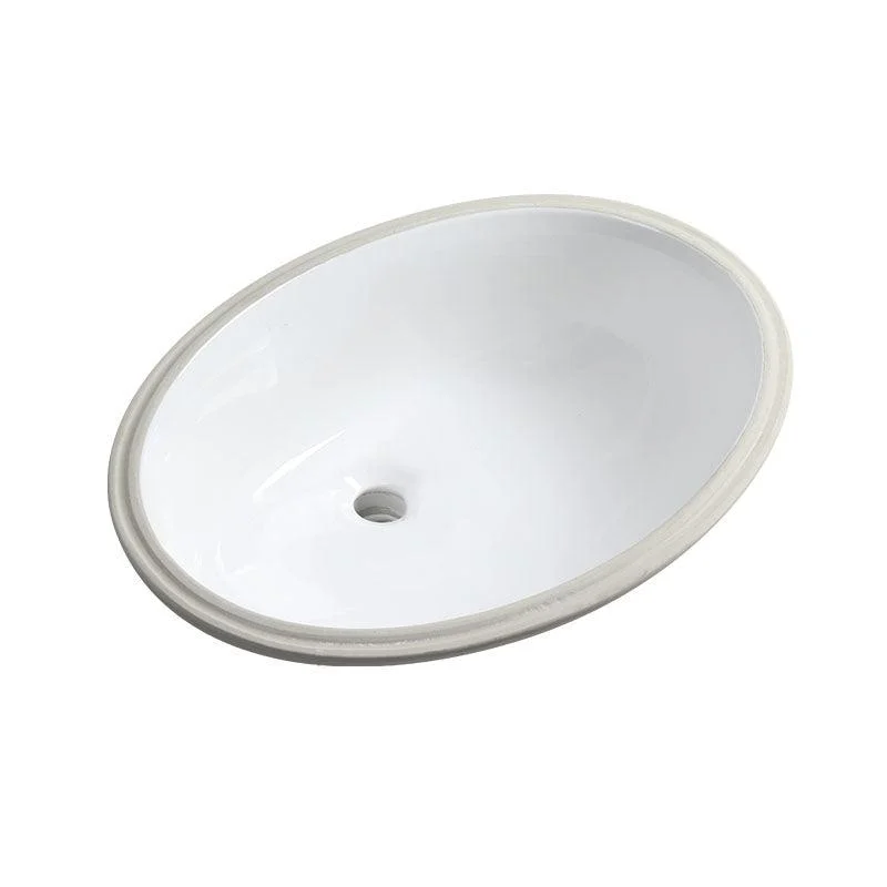 Modern Oval Wash Stand Ceramic Table Installation Bathroom Sink -Bathlova