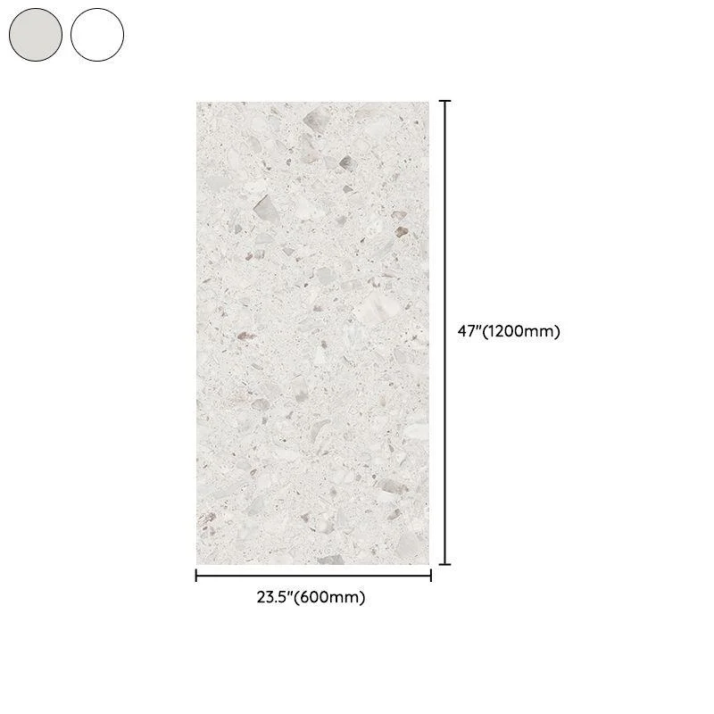 Modern Pattern Wall Tiles Natural Stone Rectangular Terrazzo Tiles -Bathlova