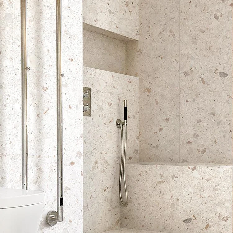 Modern Pattern Wall Tiles Natural Stone Rectangular Terrazzo Tiles -Bathlova