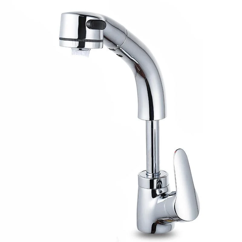 Modern Plain Vessel Sink Tap High Arch Bathroom Sink Tap -Bathlova