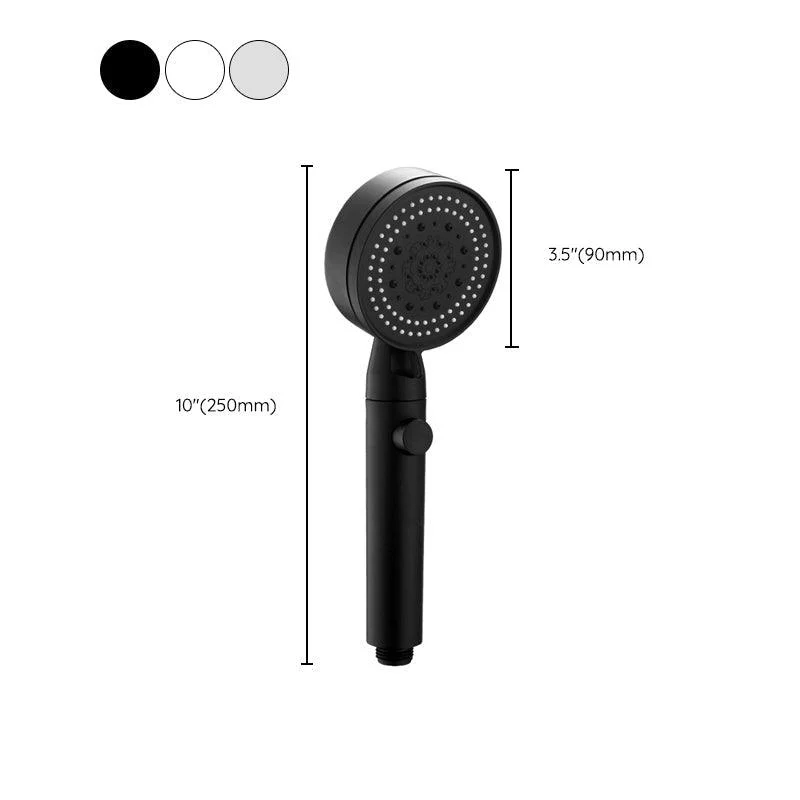 Modern Plastic Shower Head Adjustable Spray Pattern Handheld Shower Head -Bathlova