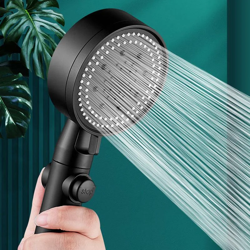 Modern Plastic Shower Head Adjustable Spray Pattern Handheld Shower Head -Bathlova