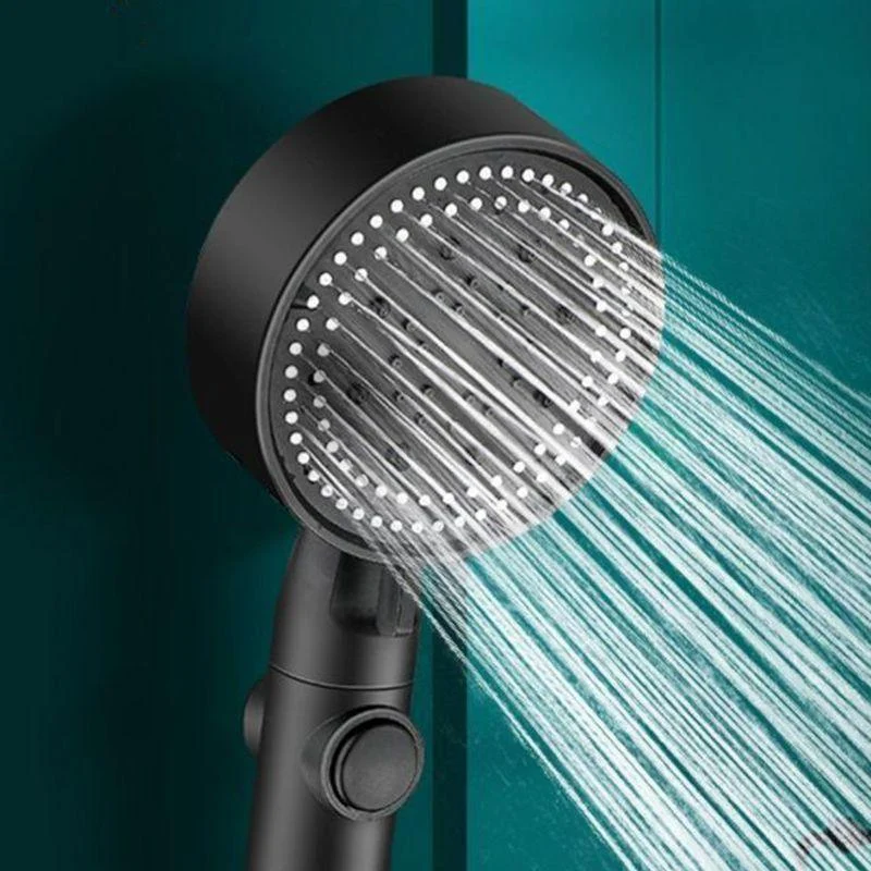 Modern Plastic Shower Head Adjustable Spray Pattern Handheld Shower Head -Bathlova