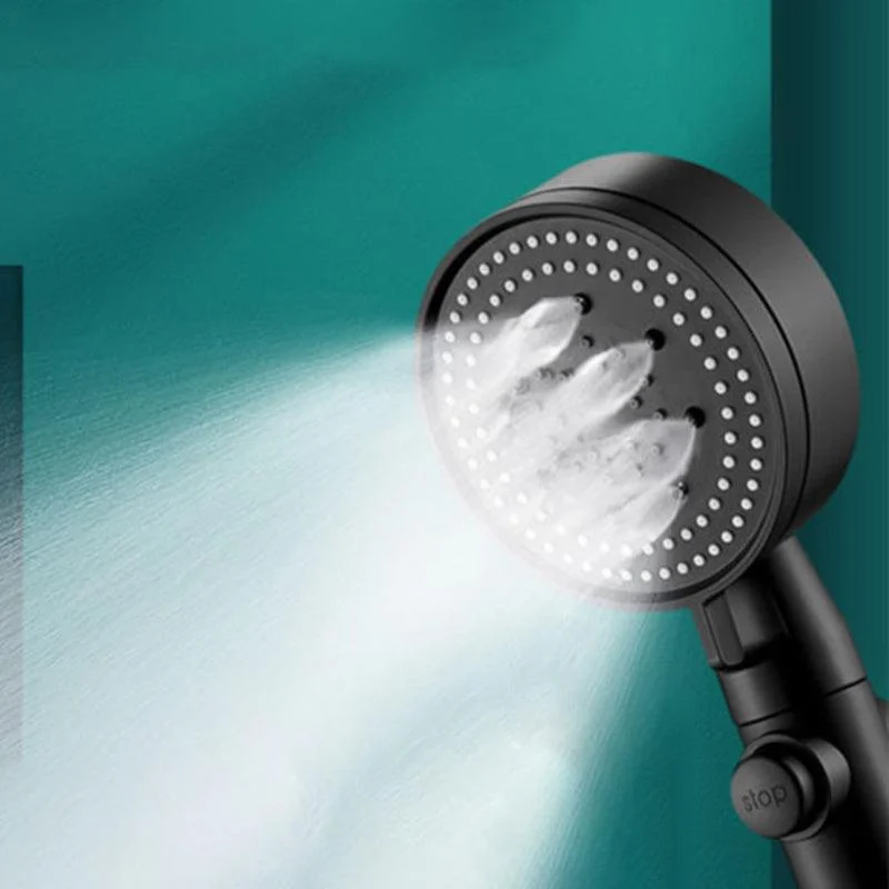 Modern Plastic Shower Head Adjustable Spray Pattern Handheld Shower Head -Bathlova