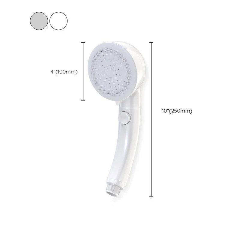 Modern Plastic Shower Head Bathroom Shower Head with Adjustable Spray Pattern -Bathlova