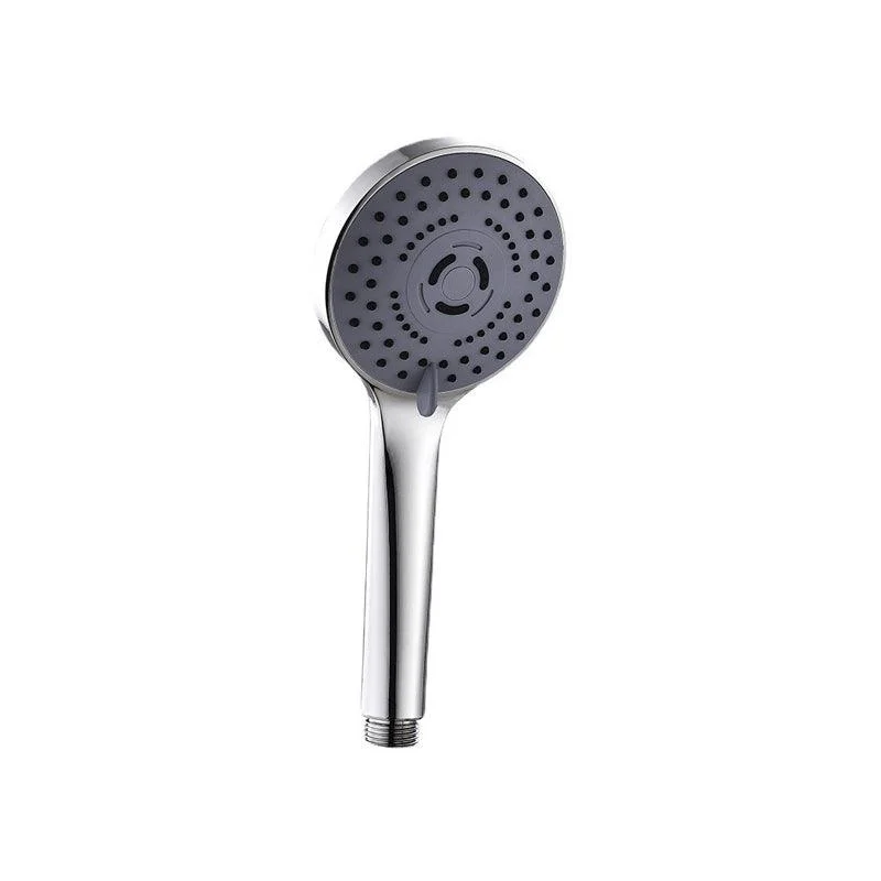 Modern Plastic Shower Head Round Handheld Shower Head with Adjustable Water Flow -Bathlova