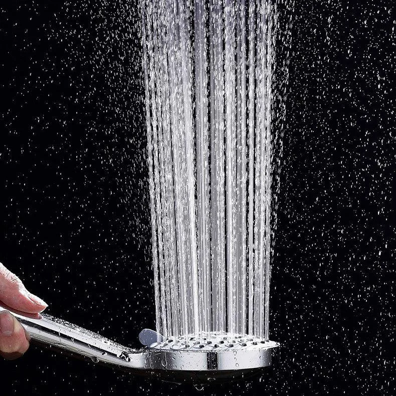 Modern Plastic Shower Head Round Handheld Shower Head with Adjustable Water Flow -Bathlova