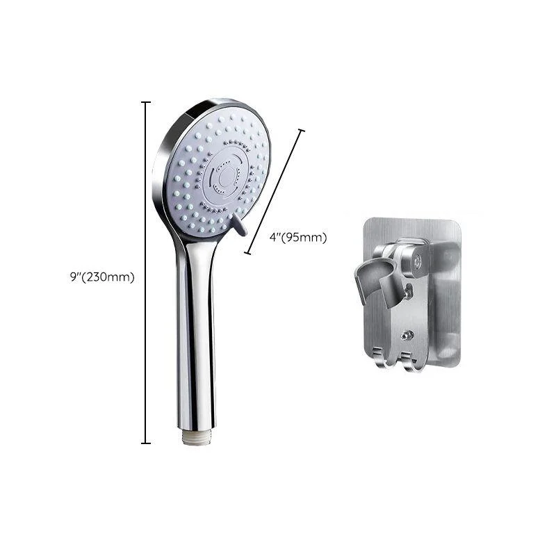 Modern Plastic Shower Head Wall-mounted Shower Head with Adjustable Spray Pattern -Bathlova