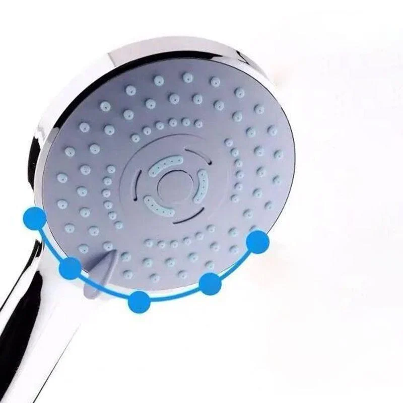 Modern Plastic Shower Head Wall-mounted Shower Head with Adjustable Spray Pattern -Bathlova