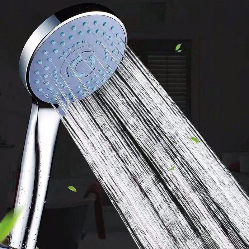 Modern Plastic Shower Head Wall-mounted Shower Head with Adjustable Spray Pattern -Bathlova