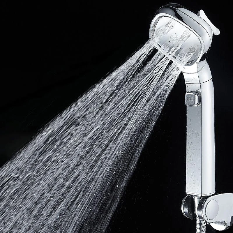 Modern Plastic Shower Head Wall-mounted Shower Head with Adjustable Water Flow -Bathlova