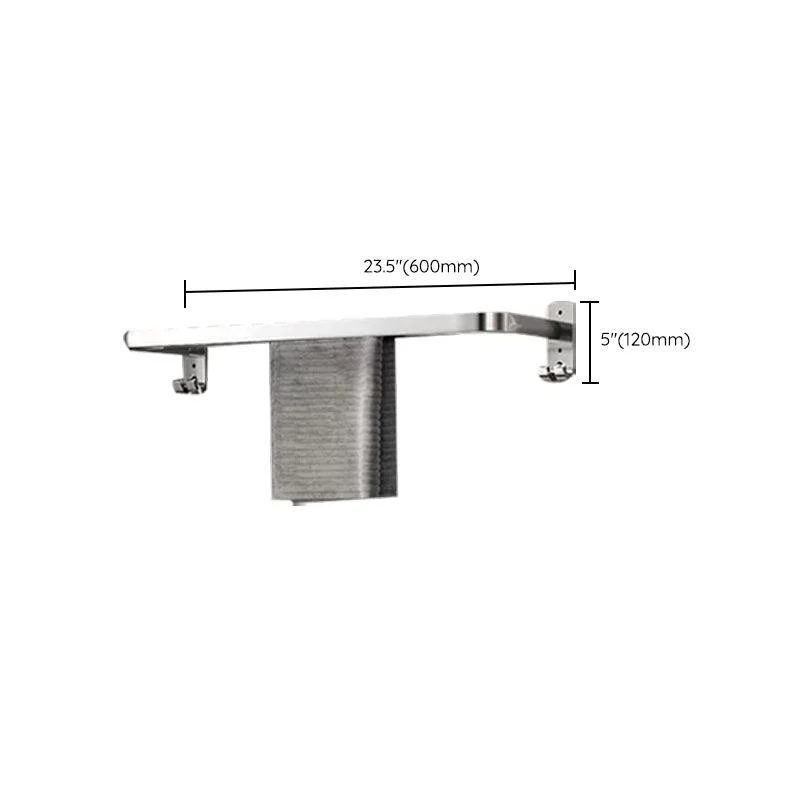 Modern Polished Chrome Bathroom Accessory Set in Stainless Steel -Bathlova