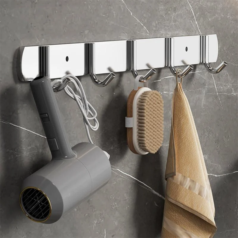 Modern Polished Chrome Bathroom Accessory Set in Stainless Steel -Bathlova