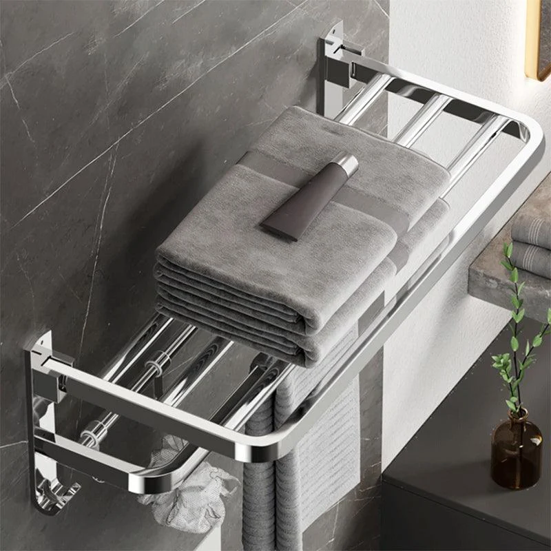 Modern Polished Chrome Bathroom Accessory Set in Stainless Steel -Bathlova