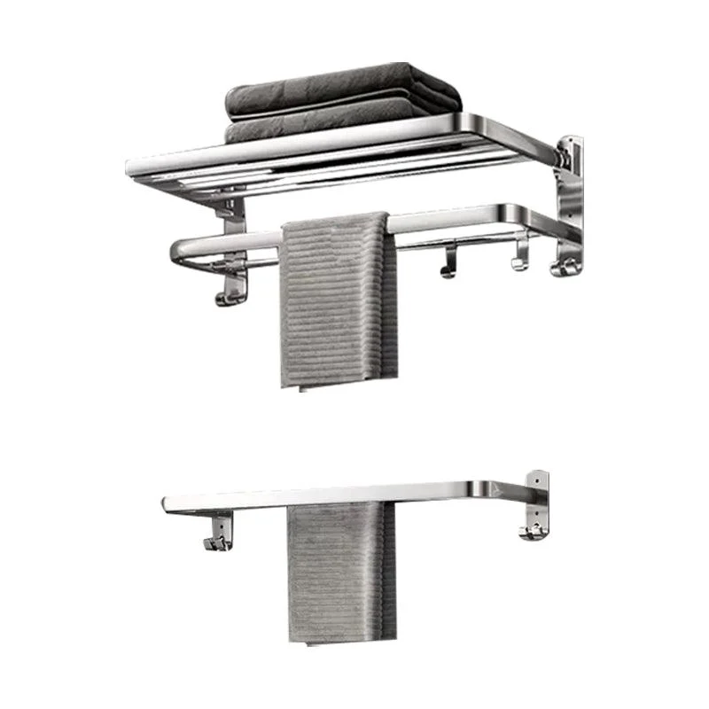 Modern Polished Chrome Bathroom Accessory Set in Stainless Steel -Bathlova