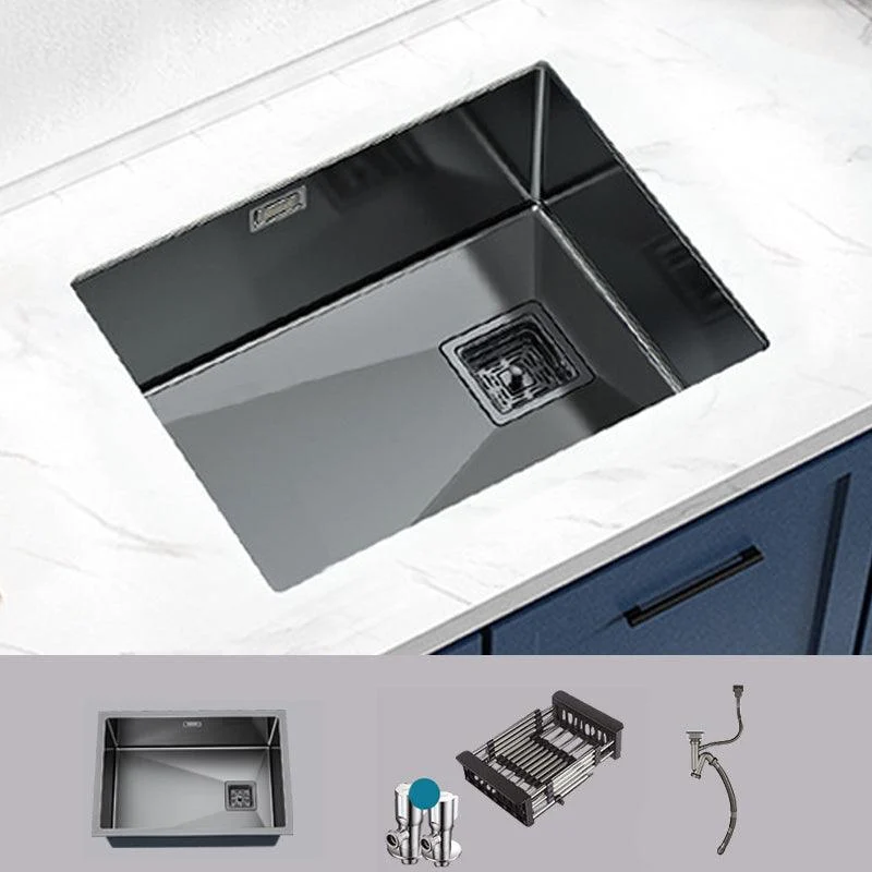 Modern Prep Station Sink Stainless Steel with Drain Assembly Undermount Kitchen Sink Only -Bathlova