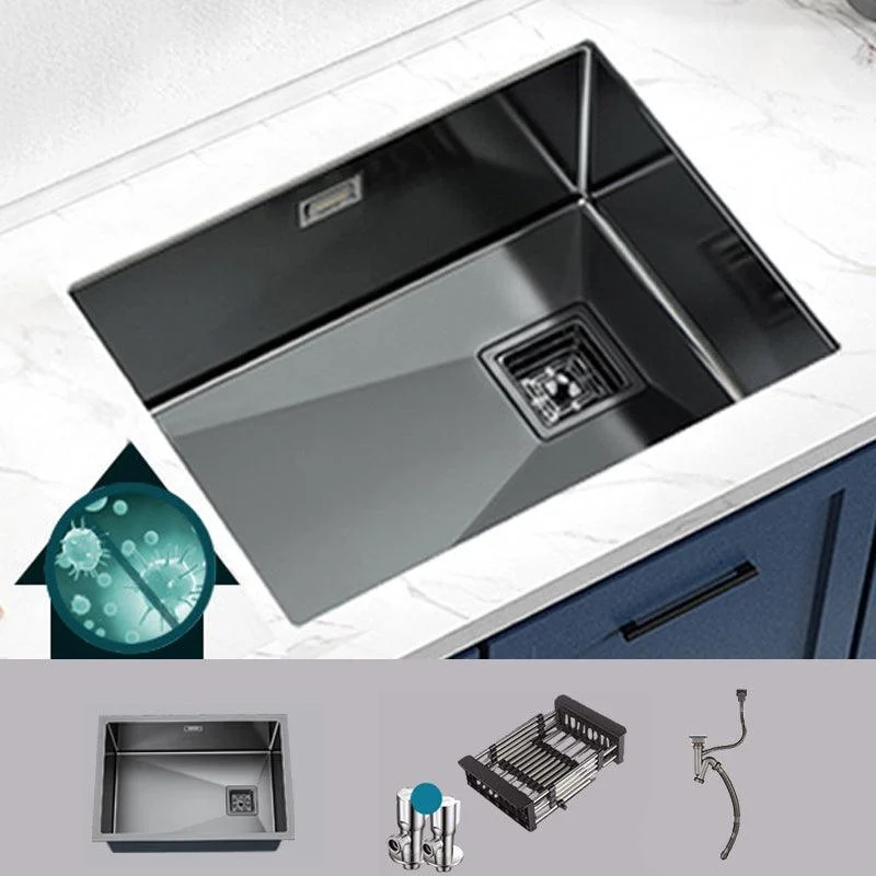 Modern Prep Station Sink Stainless Steel with Drain Assembly Undermount Kitchen Sink Only -Bathlova