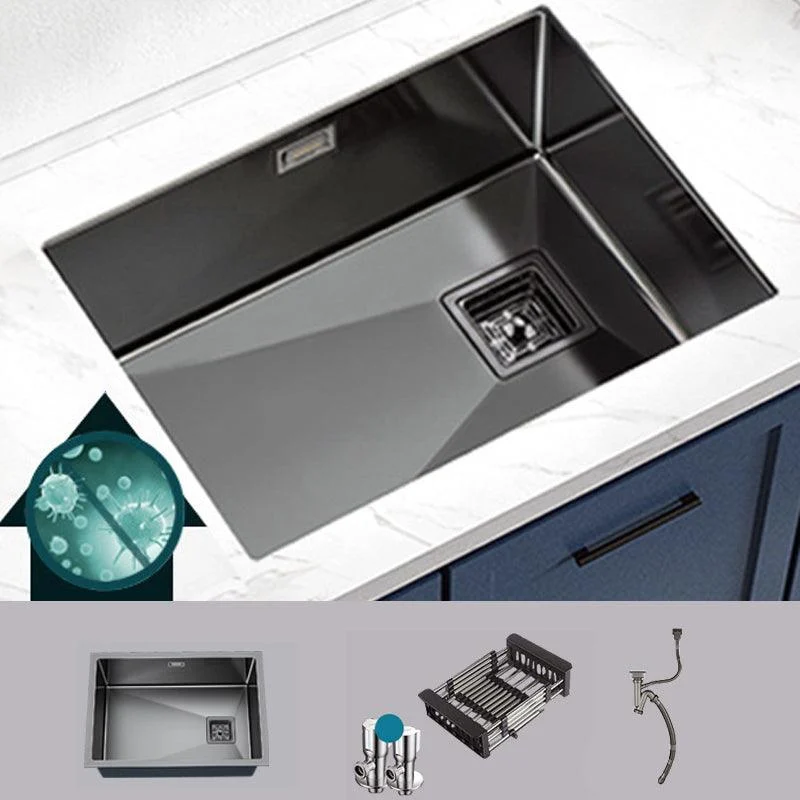 Modern Prep Station Sink Stainless Steel with Drain Assembly Undermount Kitchen Sink Only -Bathlova