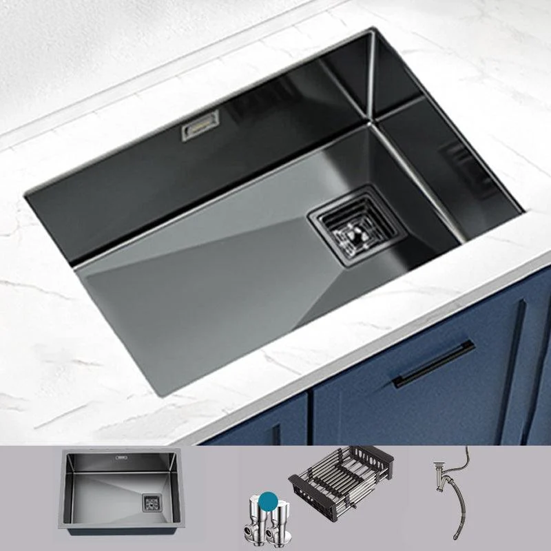 Modern Prep Station Sink Stainless Steel with Drain Assembly Undermount Kitchen Sink Only -Bathlova