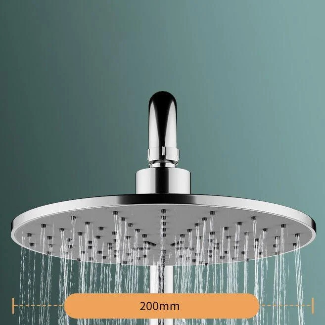 Modern Pressure Balanced Diverter Valve Shower Metal Shower Head Shower Tap On Wall -Bathlova