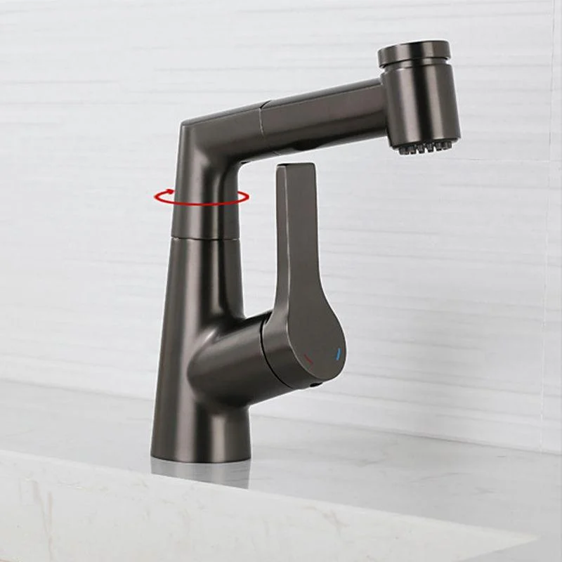 Modern Pull-out Tap Single Lever Handle Tap for Bathroom -Bathlova