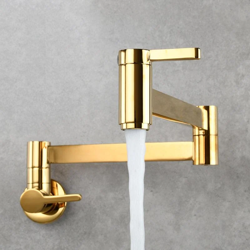 1-Handle Brushed Nickel Widespread Tap 1 Hole Wall Mounted Bathroom Tap with Brass -Bathlova