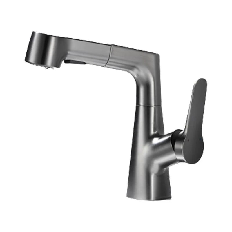 1-Handle Brushed Nickel Widespread Tap Single Hole Bathroom Vessel Tap with Brass -Bathlova