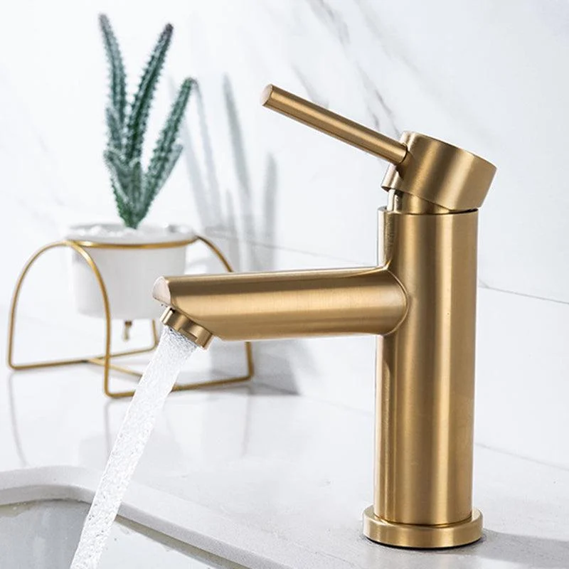 1-Handle Gold Nickel Widespread Tap Single Hole Lever Vessel Sink Tap with Drain -Bathlova