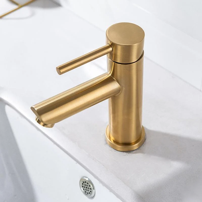 1-Handle Gold Nickel Widespread Tap Single Hole Lever Vessel Sink Tap with Drain -Bathlova