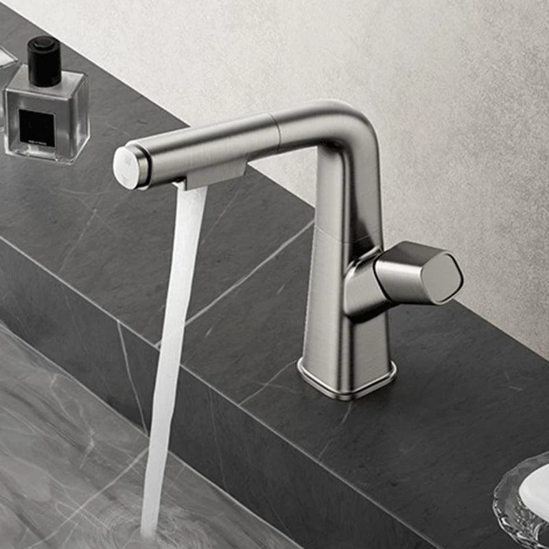 1 Handles Contemporary Vessel Sink Tap 1 Hole Tap for Bathroom -Bathlova