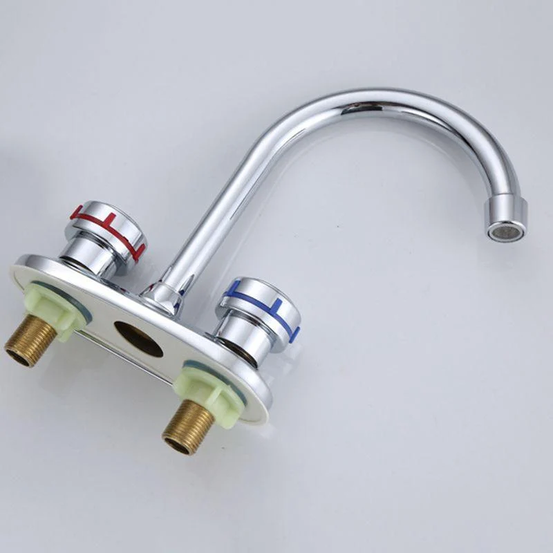 1or2-Handle Brushed Nickel Widespread Tap 2 Hole Centerset Bathroom Sink Tap -Bathlova