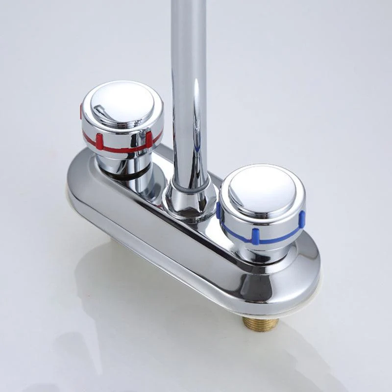 1or2-Handle Brushed Nickel Widespread Tap 2 Hole Centerset Bathroom Sink Tap -Bathlova