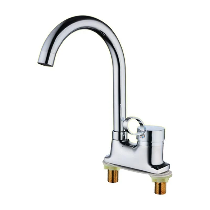 1or2-Handle Brushed Nickel Widespread Tap 2 Hole Centerset Bathroom Sink Tap -Bathlova