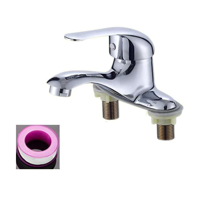 1or2-Handle Brushed Nickel Widespread Tap 2 Hole Centerset Bathroom Sink Tap -Bathlova