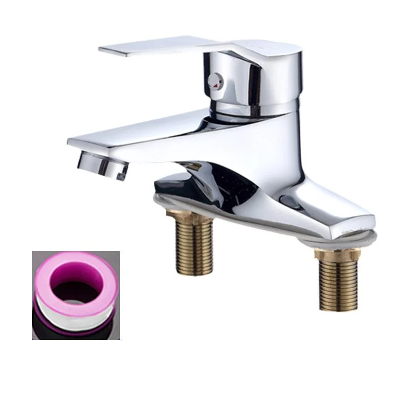 1or2-Handle Brushed Nickel Widespread Tap 2 Hole Centerset Bathroom Sink Tap -Bathlova